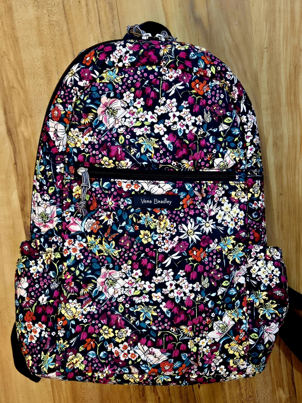 Vera Bradley Quilted Cotton Backpack - Retired Itsy Ditsy Floral Print
